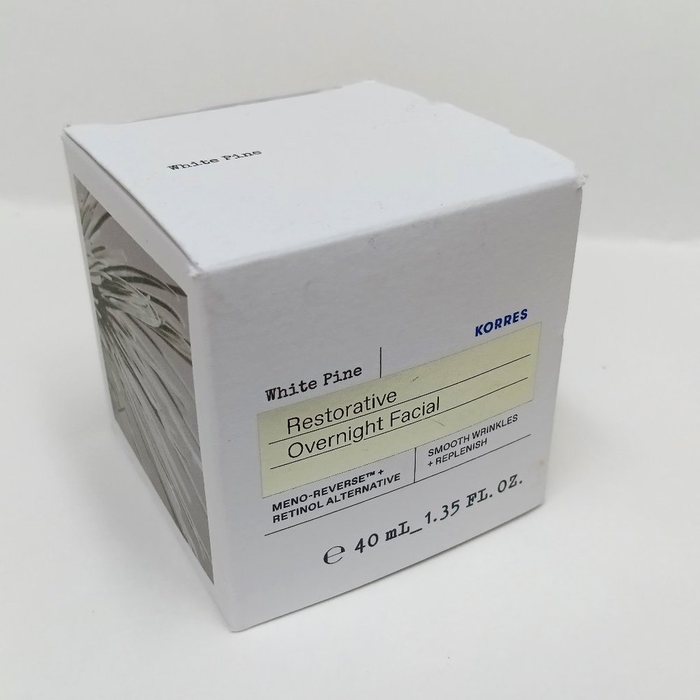 Korres. White Pine Restorative Overnight Facial - 40 ml / 1.35 oz.